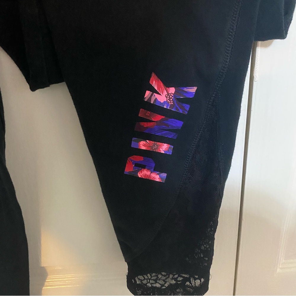 PINK VICTORIA'S SECRET 'leggings size large
